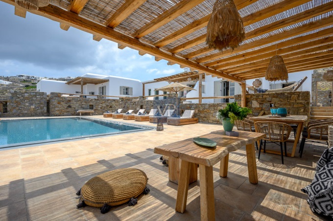 Luxury Villa Ostraco Aegean Sea views, 7 bedrooms in Mykonos