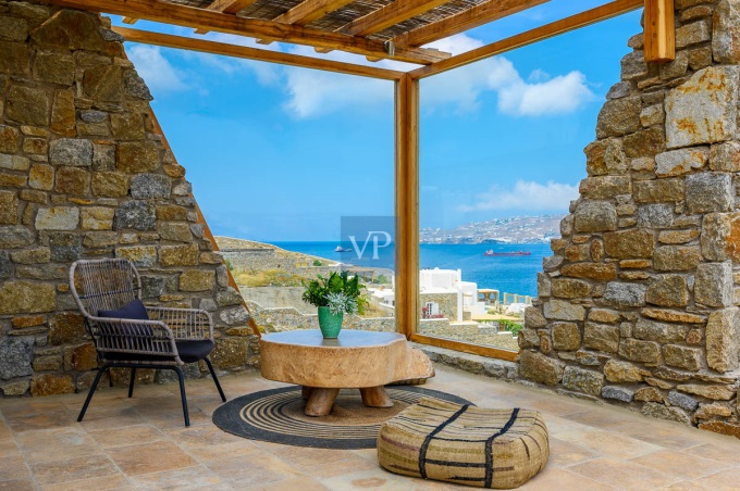 Luxury Villa Ostraco Aegean Sea views, 7 bedrooms in Mykonos