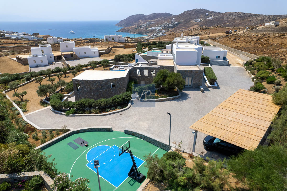 Modern Villa Tranquillo near beaches of Kalafati and Kalo Livadi, 6 bedrooms in Mykonos