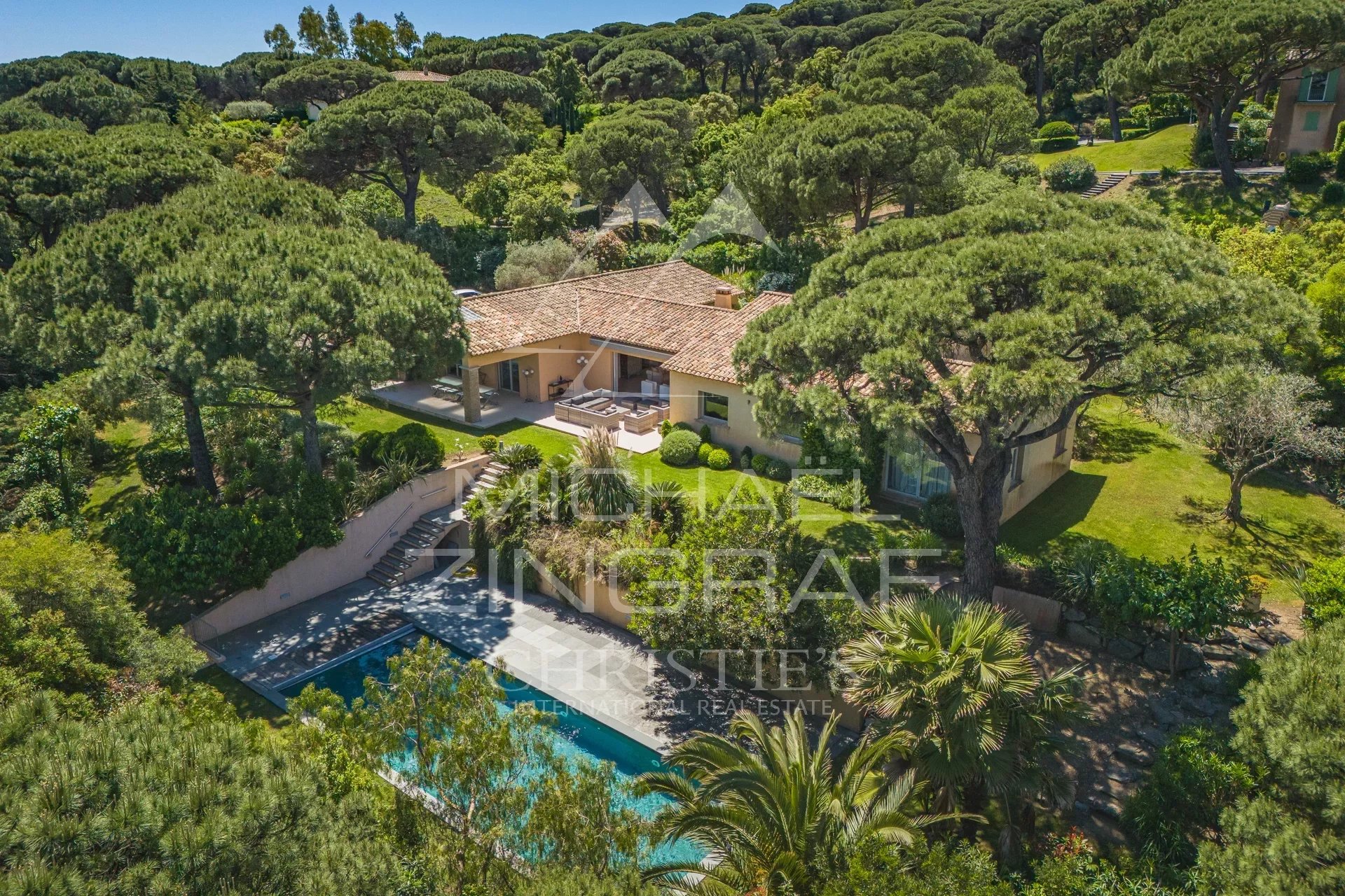 Provençal Villa Tranquility and Nature View Swimming pool, 4 bedrooms in Ramatuelle - French Riviera