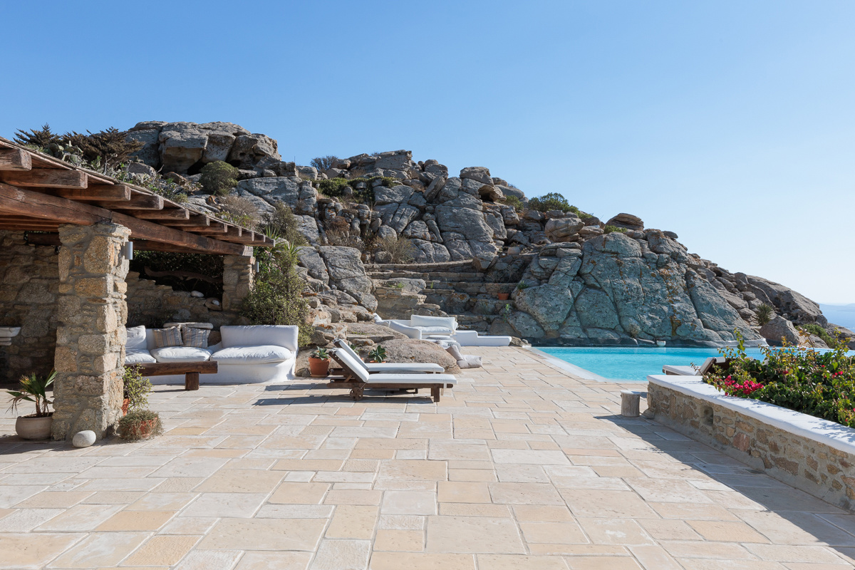 Luxury Villa Sea Salt mountain and panoramic sea view, 5 bedrooms in Tourlos - Mykonos