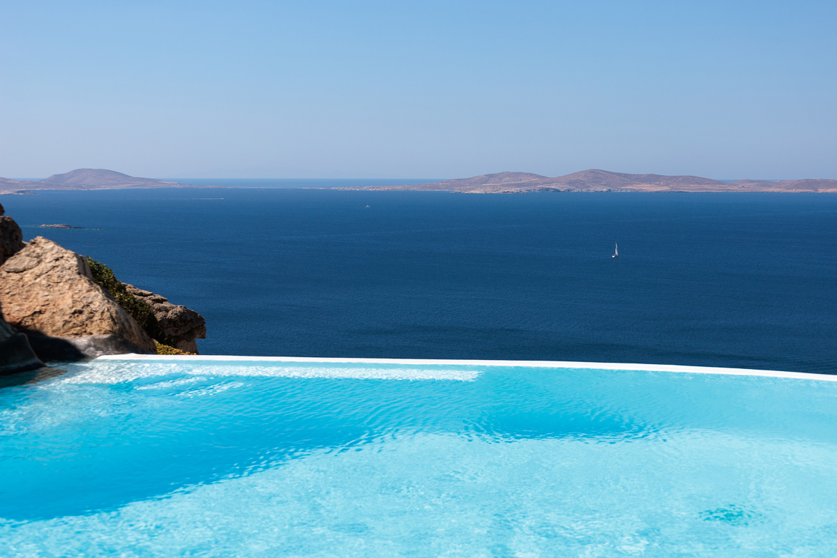 Luxury Villa Sea Salt mountain and panoramic sea view, 5 bedrooms in Tourlos - Mykonos