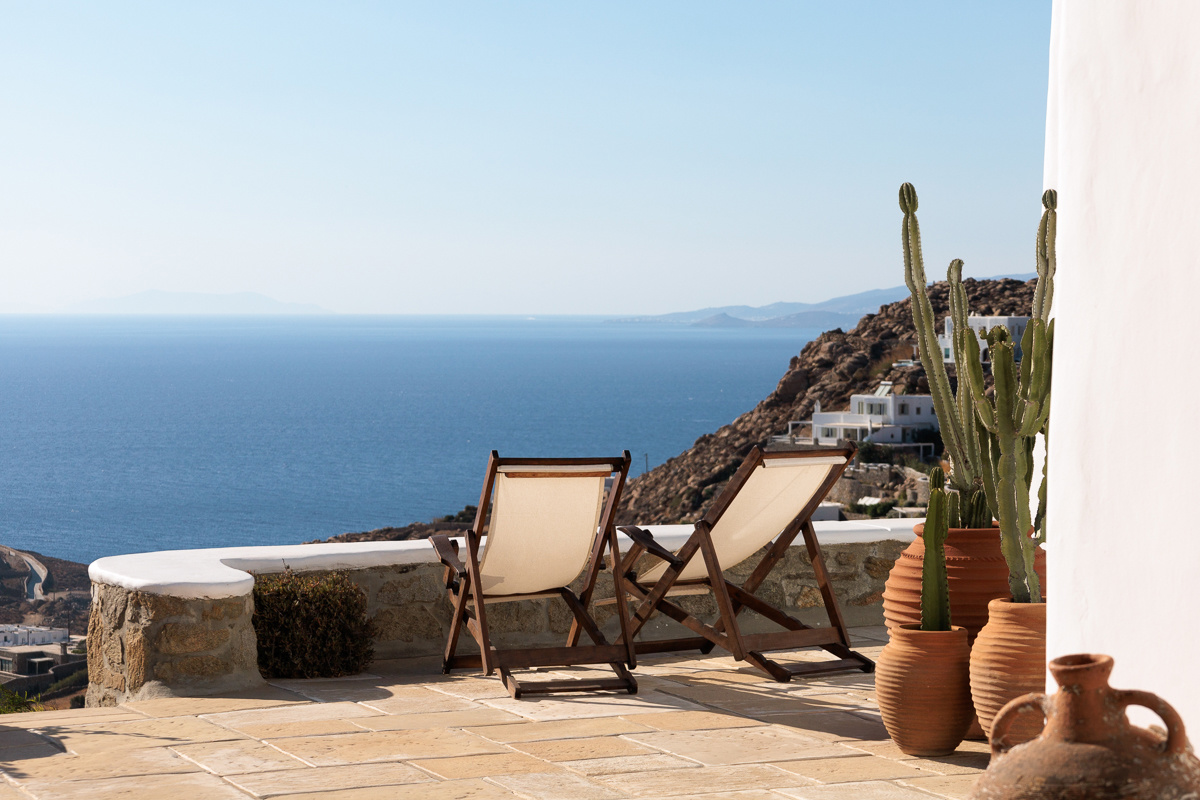 Luxury Villa Sea Salt mountain and panoramic sea view, 5 bedrooms in Tourlos - Mykonos