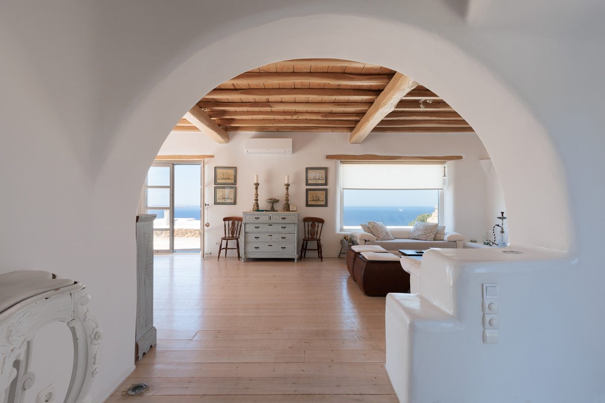 Luxury Villa Sea Salt mountain and panoramic sea view, 5 bedrooms in Tourlos - Mykonos