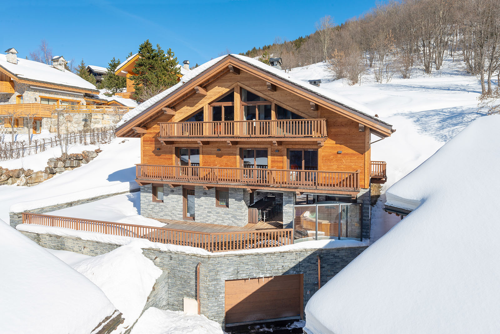 Luxury Chalet Mountain View Vallée des Allues, 6 bedrooms in Méribel