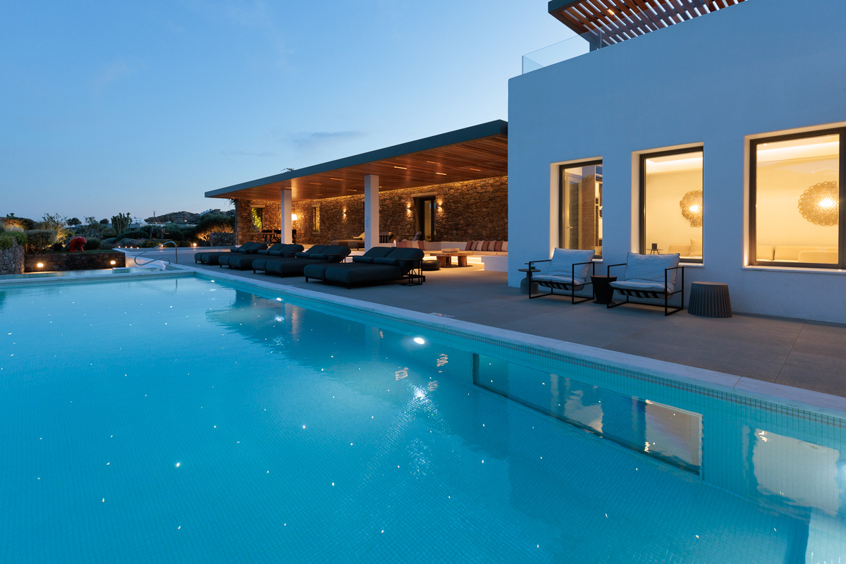 Luxury Villa Alegria Sea View with 120m2 Infinity pool, 7 bedrooms in Mykonos