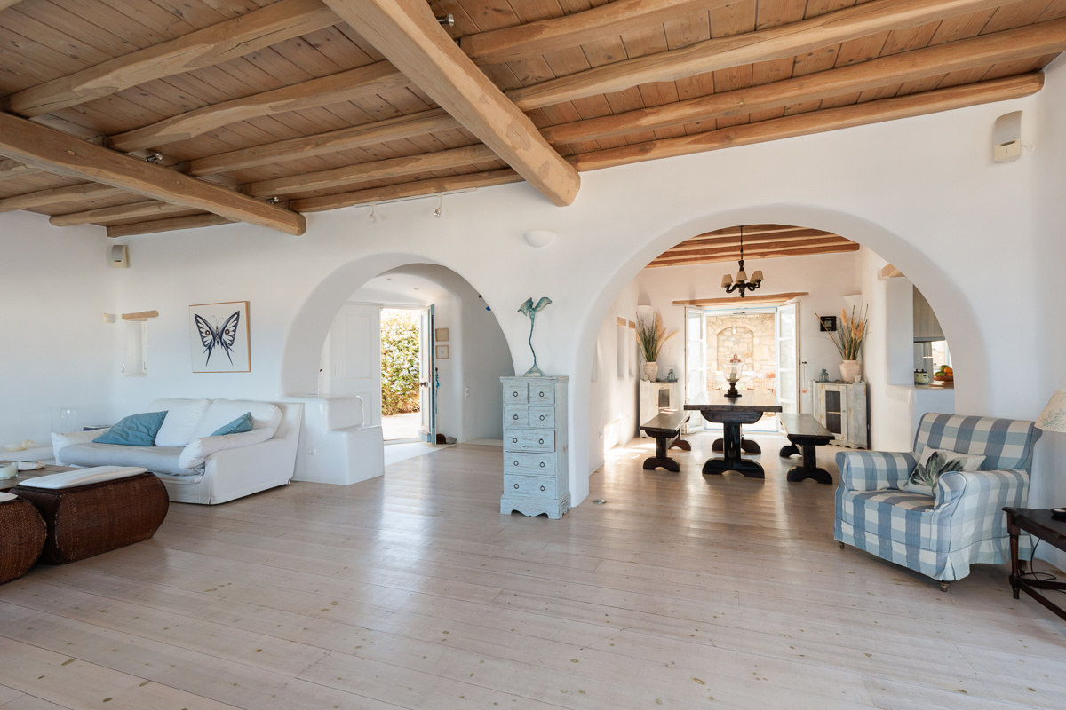 Luxury Villa Sea Salt mountain and panoramic sea view, 5 bedrooms in Tourlos - Mykonos