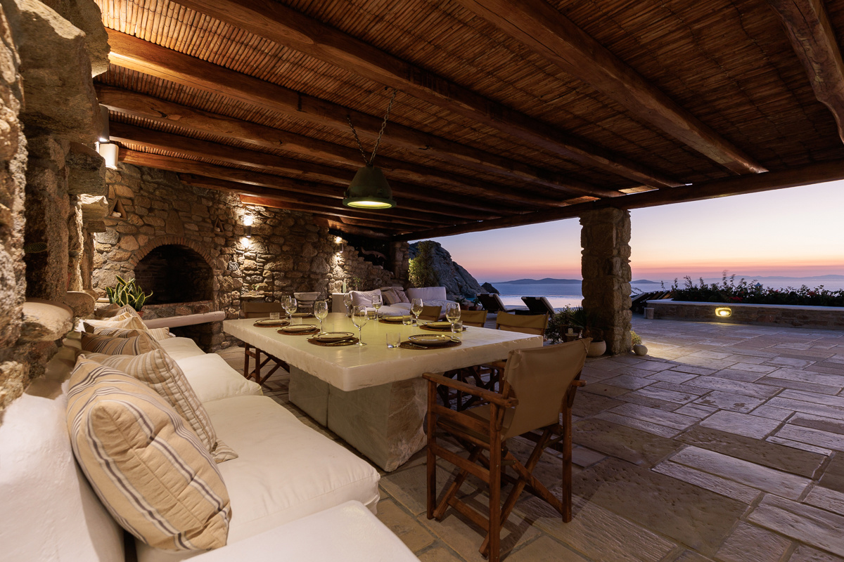 Luxury Villa Sea Salt mountain and panoramic sea view, 5 bedrooms in Tourlos - Mykonos