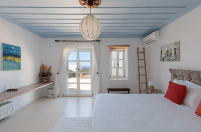 Luxury Villa Sea Salt mountain and panoramic sea view, 5 bedrooms in Tourlos - Mykonos